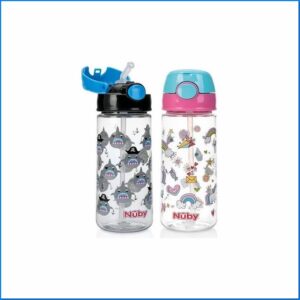 Tazza a pressione con cannuccia morbida | Nuby