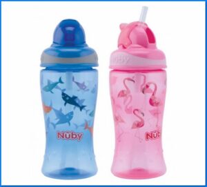 Soft straw push pp cup 540 ml | Nuby