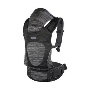 Carrier hoody fly knit black | KikkaBoo