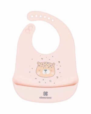 Bavaglino silicone savanna pink | KikkaBoo