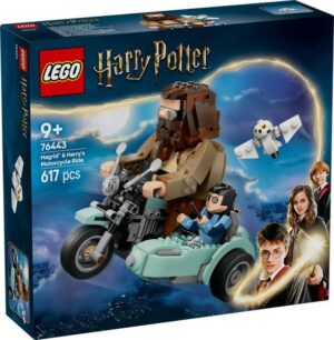 Giro sul sidecar di hagrid e harry | LEGO