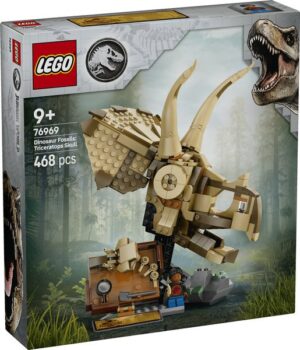 Fossili di dinosauro: teschio di tricera | LEGO