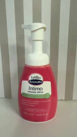 Amidomio intimo mousse attiva 250ml | Euphidra