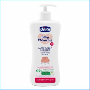 Latte corpo leggero 500ml sensitive Baby Moments | Chicco
