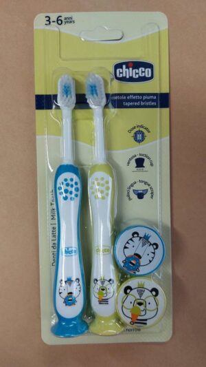 Combo spazzolini tigre-panda 3-6y | Chicco