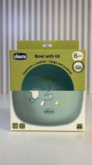 Ciotolina con coperchio 6m+ azzurro | Chicco