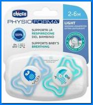 Succhiettophysio light boy 2-6m sil 2 p | Chicco