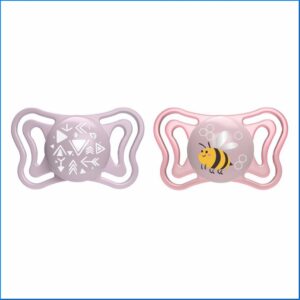 Succhietto light rosa sil 2-6m 2pcs ac | Chicco
