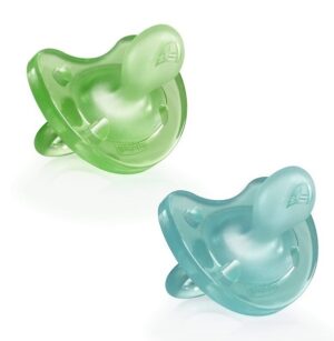 Gommotto physio soft azzurro 6-16m 2pz | Chicco
