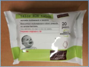 Salviette talco non talco | Fiocchi di Riso