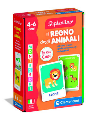 Montessori flashcards il regno degli ani | Clementoni