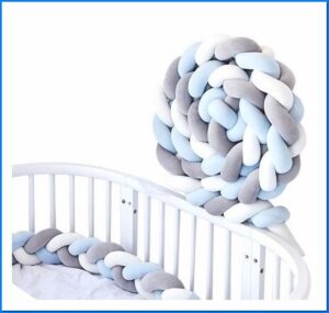 Paraspigoli culla 150x14x10cm blu | KioKids