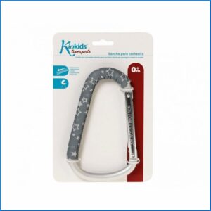 Gancio per passeggino grigio | KioKids