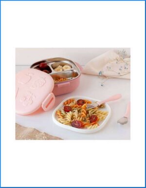 Portapranzo acciaio inossidabile rosa | KioKids