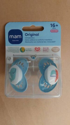 Succhietti original circular pp 16+ silicone conf. doppia maschio | MAM