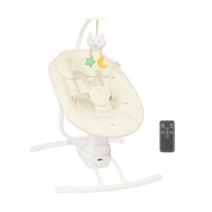 Altalena con telecomando crema | Babymoov