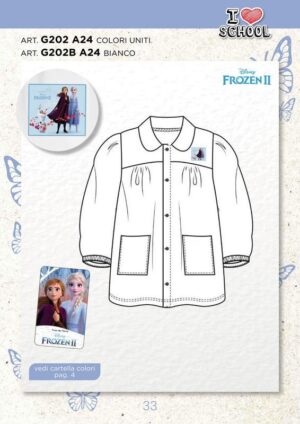 Grembiule scuola frozen | Muccillo