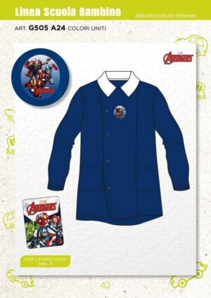 Grembiule scuola avengers | Muccillo