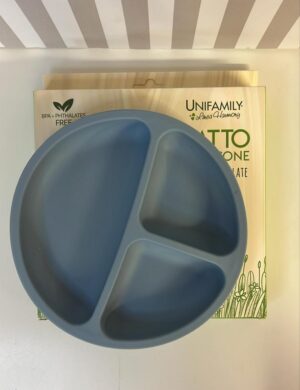 Piatto pappa con scom in silic.sky | Unifamily