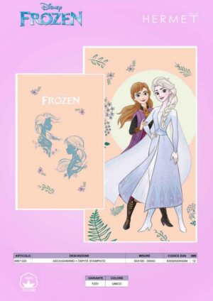 Set asciugamano+ospite frozen | Personaggi