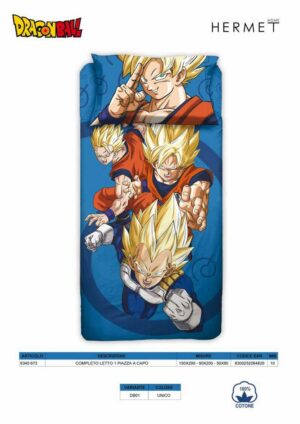Lenzuolino1 pz dragonball | Personaggi