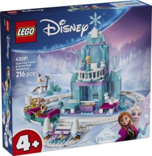 Castello di ghiaccio di elsa e avventura sulla neve | LEGO