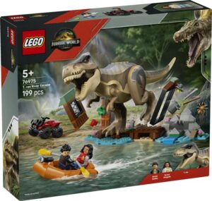 Fuga sul fiume dal t. rex | LEGO