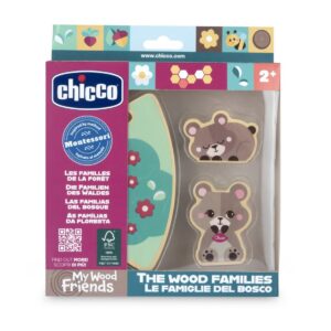 Gioco legno set 2 orsetti mamma | Chicco