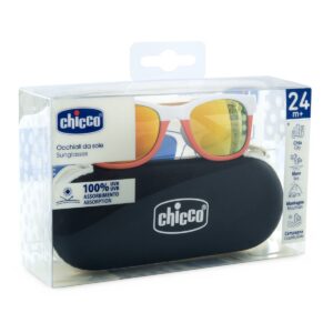 Occhiale 24m+ rosso lenti a specchio | Chicco