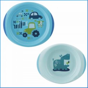 Piatto fondo e piano 12m+ azzurro | Chicco