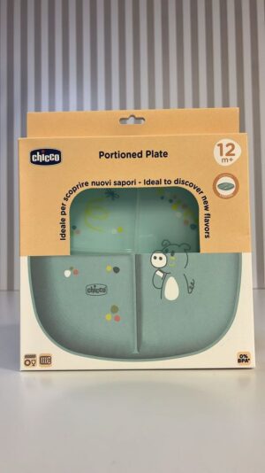 Piatto porzionato 12m+ azzurro | Chicco