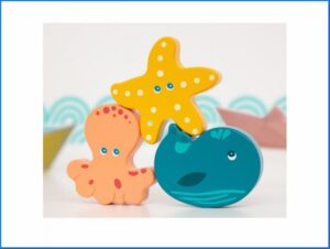 Sonaglio 8 cm legno 3 pz. ass. | KioKids