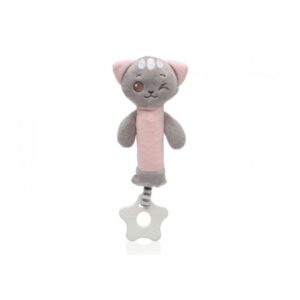 Gatti 25 cm sonaglio rosa | KioKids