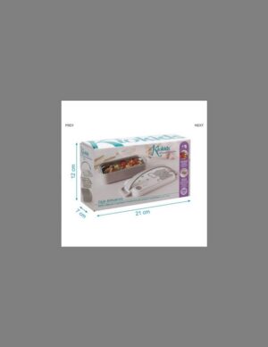 Caja almuerzo 550ml acciano inossidabile | KioKids