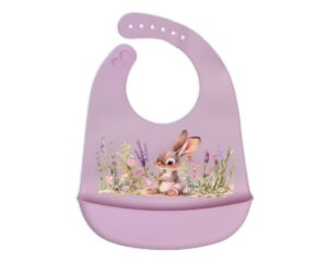 Bavaglio silicone lavanda | KioKids