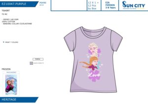 T/shirt da 3 a 8 frozen | Personaggi