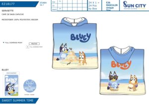 Poncho micro bluey | Personaggi