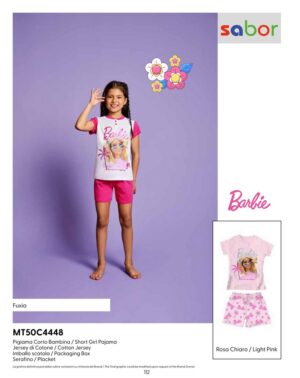 Pigiama 3/4 4/5 5/6 7/8 9/10 barbie | Sabor