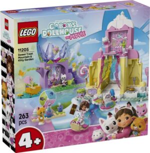 Dolce montagna e giardino di gattina fat | LEGO