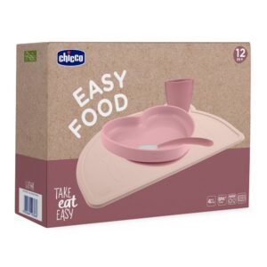 Set pappa silicone 12m+ rosa 2026 | Chicco