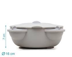 Recipiente termico 450ml acciaio grigio | KioKids