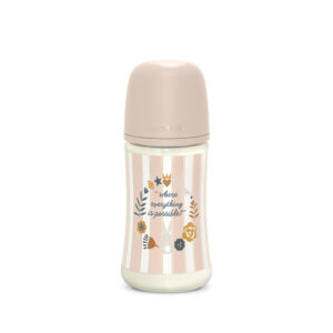 Wland biberon pa sil 270ml rosa | Suavinex