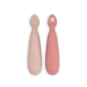 Set 2 precucchiai silicone nude | Suavinex