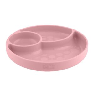 Piatto silicone con ventosa rosa | Chicco