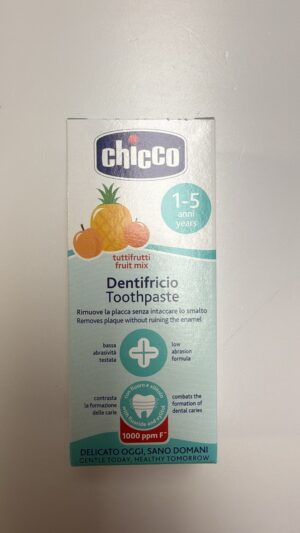 Dentifricio tuttifrutti 50ml 1-5y fluor | Chicco