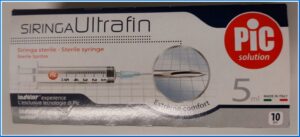 Siringa pz. 10 ultrafin 5ml ago 23x1 1-4 | PIC Solution