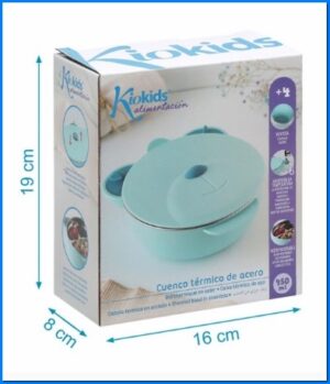 Ciotola termico inox pp 450ml azul | KioKids