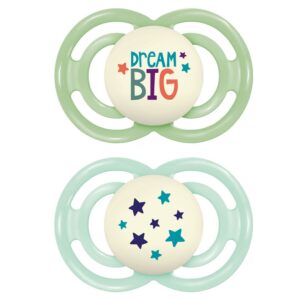Succhietti night 6+ silicone unisex3 double box | MAM