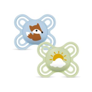 Succhietti start 0 2m silicone boy double box | MAM