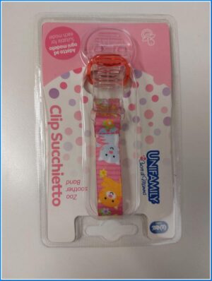 Clip portasucchietto rosa | Unifamily
